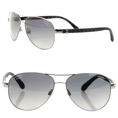 chanel sunglasses 4204q|CHANEL Sunglasses: Pilot Sunglasses, metal & calfskin — .